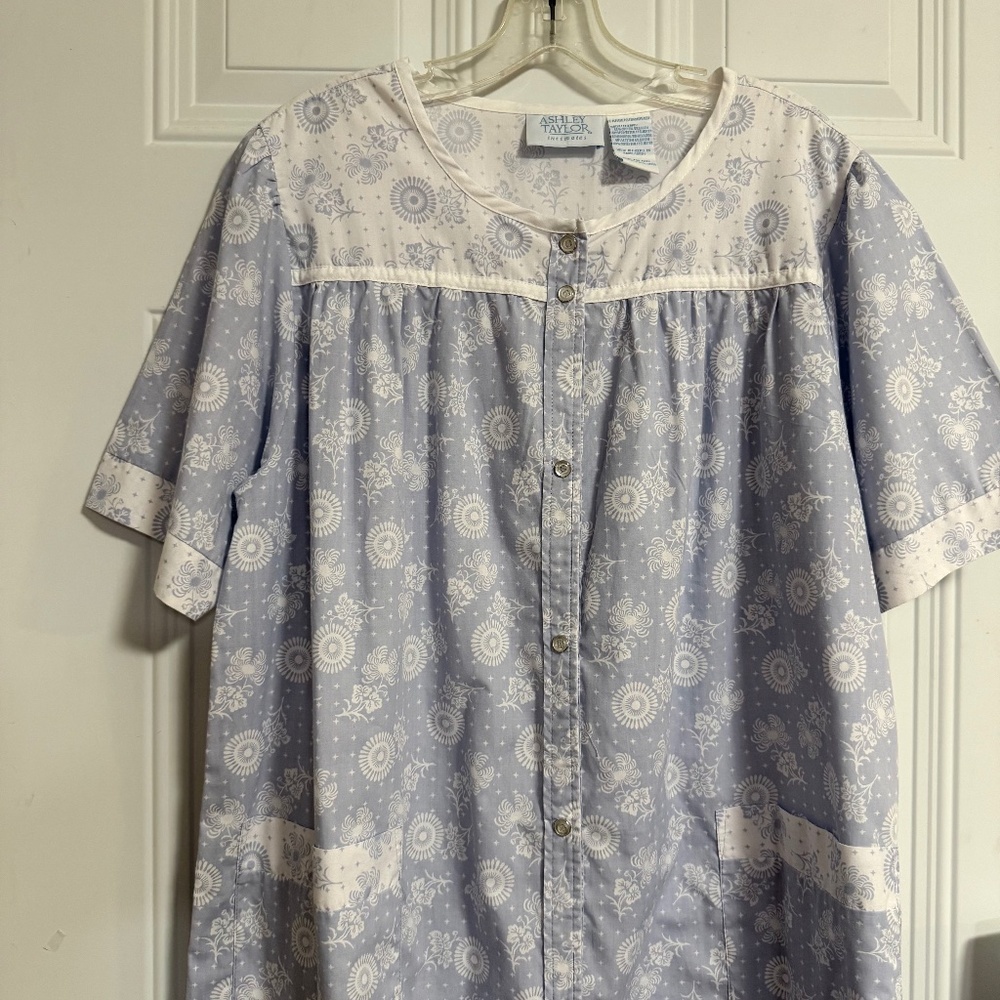 Ashley Taylor Intimates‎ Housedress SZ Large Grandma Classic